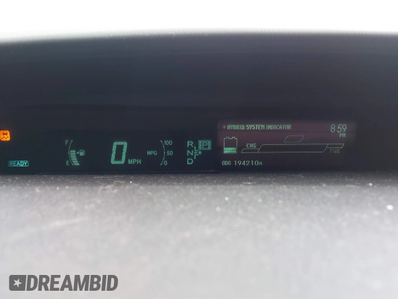 2011 Toyota Prius I z VIN JTDKN3DU1B1442386, wystawiony jako IAAI lot #42024874 z przebiegiem 194 210 mil mil oraz . Historia ofert i sprzedaży dostępna na DreamBid. Obrazek 7.