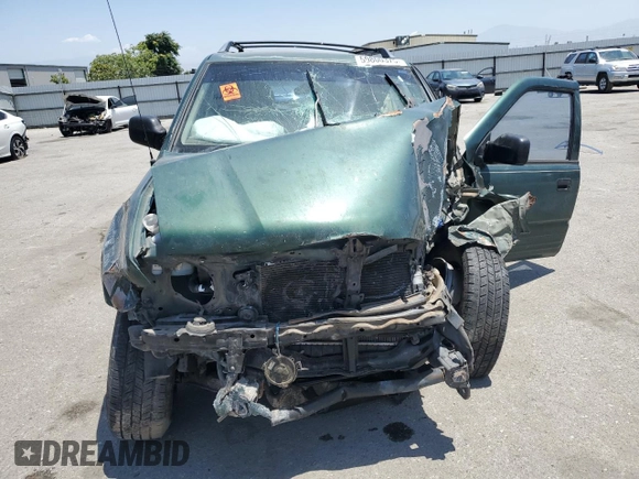 2000 Isuzu Rodeo S with VIN 4S2CK58W2Y4324928, listed as a Copart auction lot 59800375 with Not provided miles and Salvage title. Bid and sale history available at DreamBid. Image 5.