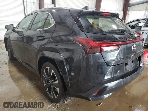 2025 Lexus UX 300h with VIN JTHUCJDH7S2003370, listed as a Copart auction lot 61748695 with 15,830 mi miles and Salvage title. Bid and sale history available at DreamBid. Image 2.