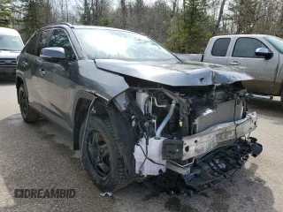2020 Toyota RAV4 with VIN 2T3R1RFV9LC128802, listed as a Copart auction lot 54586675 with 164,217 mi miles and Salvage title. Bid and sale history available at DreamBid. Image 4.