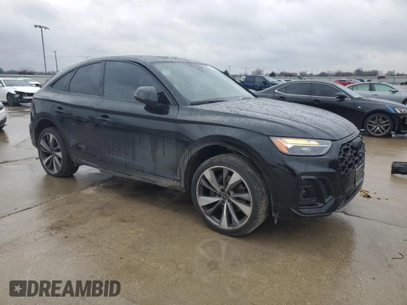 2024 Audi SQ5 Sportback Premium Plus with VIN WA124AFYXR2074022, listed as a Copart auction lot 87796575 with 6,124 mi miles and Clean title. Bid and sale history available at DreamBid. Image 4.