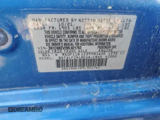 2021 Nissan Versa SV with VIN 3N1CN8EV2ML921763, listed as a Copart auction lot 51746795 with 32,891 mi miles and Salvage Title. Bid and sale history available at DreamBid. Image 12.