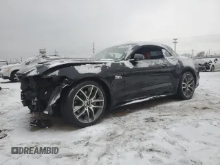 2017 Ford Mustang GT Premium with VIN 1FATP8FF0H5213666, listed as a Copart auction lot 42120475 with 69,616 mi miles and Salvage Title. Bid and sale history available at carsss.com. Image 1.