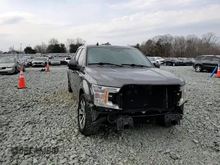 2019 Ford F-150 XL with VIN 1FTEW1C54KKC39558, listed as a Copart auction lot 46695815 with 146,507 mi miles and Salvage Title. Bid and sale history available at DreamBid. Image 11.