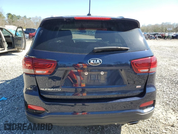 2020 Kia Sorento LX with VIN 5XYPG4A37LG671559, listed as a Copart auction lot 49225005 with 56,023 mi miles and Salvage Title. Bid and sale history available at DreamBid. Image 6.