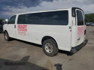 2013 Chevrolet Express Passenger LT with VIN 1GAZG1FG7D1121873, listed as a Copart auction lot 64763815 with Not provided miles and Clean title. Bid and sale history available at DreamBid. Image 2.