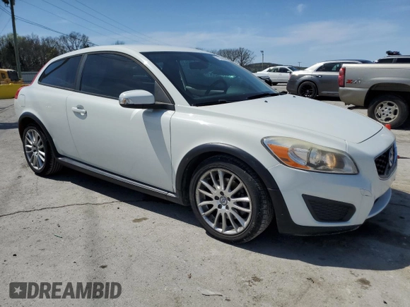2011 Volvo C30 with VIN YV1672MK7B2213221, listed as a Copart auction lot 51539605 with 118,923 mi miles and Clean Title. Bid and sale history available at carsss.com. Image 4.