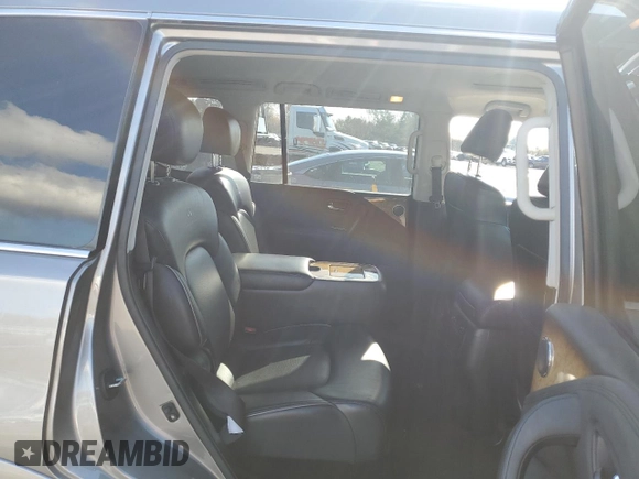 2012 Infiniti QX56 7-passenger with VIN JN8AZ2NE4C9020833, listed as a Copart auction lot 80353974 with 201,872 mi miles and Salvage Title. Bid and sale history available at carsss.com. Image 11.