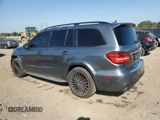 2019 Mercedes-Benz GLS 63 AMG with VIN 4JGDF7FE9KB240923, listed as a Copart auction lot 73303234 with 50,454 mi miles and Salvage title. Bid and sale history available at DreamBid. Image 2.