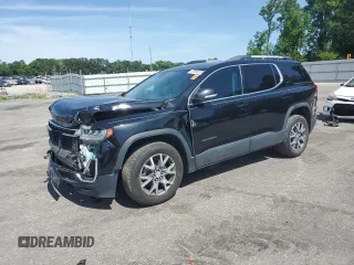 2021 GMC Acadia SLT with VIN 1GKKNMLS6MZ129235, listed as a Copart auction lot 57599215 with 91,820 mi miles and Salvage title. Bid and sale history available at DreamBid. Image 1.
