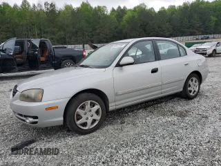 2004 Hyundai Elantra GLS z VIN KMHDN46D34U859307, wystawiony jako Copart lot #53847235 z przebiegiem 91 939 mil mil oraz Szkoda całkowita • Salvage title. Historia ofert i sprzedaży dostępna na DreamBid. Obrazek 1.
