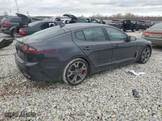 2019 Kia Stinger GT1 with VIN KNAE45LC0K6054506, listed as a Copart auction lot 79434114 with NaN miles and Non Repairable. Bid and sale history available at carsss.com. Image 3.