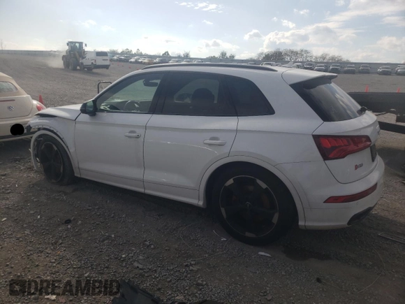 2020 Audi SQ5 Premium Plus with VIN WA1B4AFY7L2018384, listed as a Copart auction lot 72654293 with 33,008 mi miles. Bid and sale history available at carsss.com. Image 2.