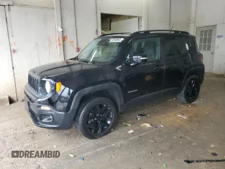 2017 Jeep Renegade Altitude with VIN ZACCJBBB0HPE64660, listed as a Copart auction lot 58768965 with 127,278 mi miles and Salvage title. Bid and sale history available at DreamBid. Image 1.