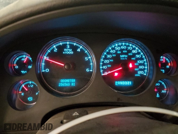 2007 Chevrolet Avalanche 3LT with VIN 3GNFK12377G131330, listed as a Copart auction lot 76978714 with 256,560 mi miles and Salvage Title. Bid and sale history available at DreamBid. Image 9.