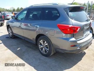 2018 Nissan Pathfinder SL with VIN 5N1DR2MN8JC659125, listed as a IAAI auction lot 42033651 with 120,934 mi miles and . Bid and sale history available at DreamBid. Image 3.