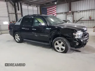 2007 Chevrolet Avalanche LTZ with VIN 3GNFK12347G161398, listed as a Copart auction lot 53800355 with 188,117 mi miles and Salvage Title. Bid and sale history available at DreamBid. Image 4.