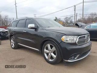 2013 Dodge Durango Citadel z VIN 1C4SDJET8DC632951, wystawiony jako IAAI lot #42071741 z przebiegiem 132 188 mil mil oraz . Historia ofert i sprzedaży dostępna na DreamBid. Obrazek 1.