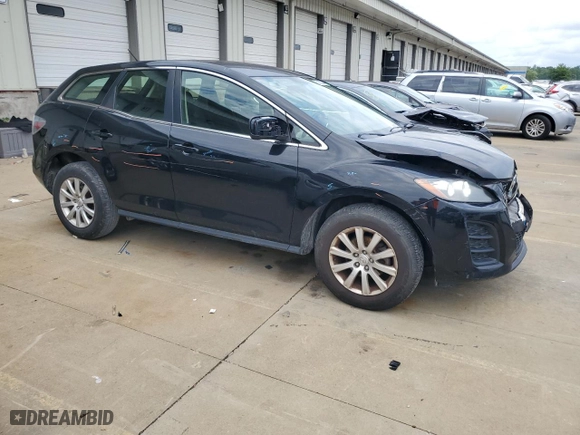 2011 Mazda CX-7 i SV with VIN JM3ER2A59B0395341, listed as a Copart auction lot 63393344 with 172,362 mi miles and Salvage Title. Bid and sale history available at carsss.com. Image 4.
