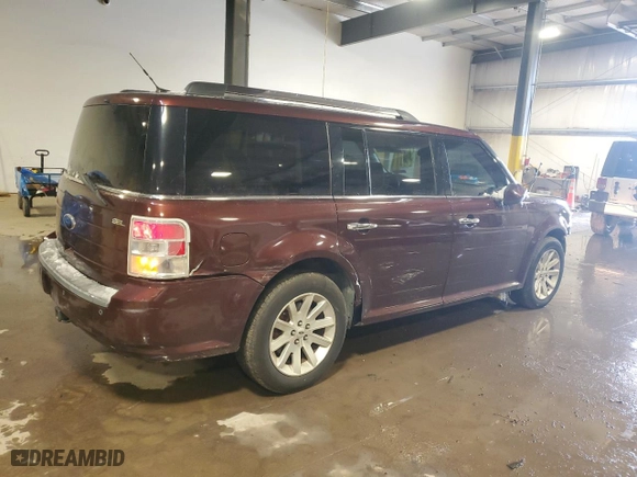 2010 Ford Flex SEL with VIN 2FMGK5CC6ABA42616, listed as a Copart auction lot 85689894 with 158,297 mi miles and Salvage Title. Bid and sale history available at carsss.com. Image 3.