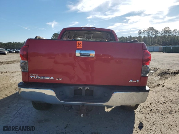 2007 Toyota Tundra SR5 with VIN 5TBDV54167S486736, listed as a Copart auction lot 46286065 with 0 mi miles and Salvage Title. Bid and sale history available at carsss.com. Image 6.