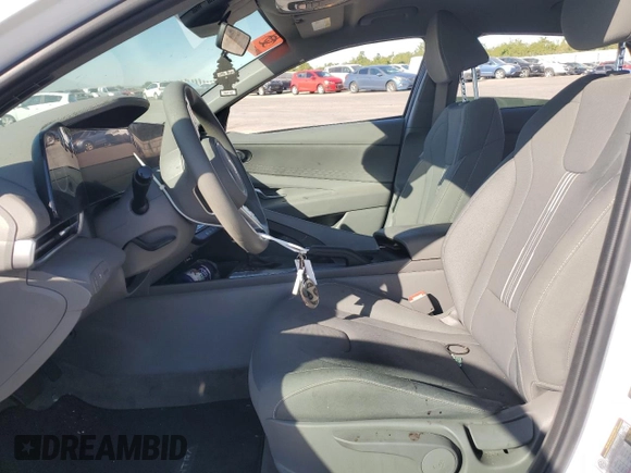 2024 Hyundai Elantra SEL with VIN KMHLM4DG4RU733265, listed as a Copart auction lot 63406845 with 8,994 mi miles and Salvage title. Bid and sale history available at DreamBid. Image 7.