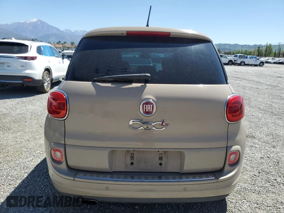 2014 FIAT 500L Easy with VIN ZFBCFABHXEZ024171, listed as a Copart auction lot 52825225 with 165,614 mi miles and Clean Title. Bid and sale history available at carsss.com. Image 6.