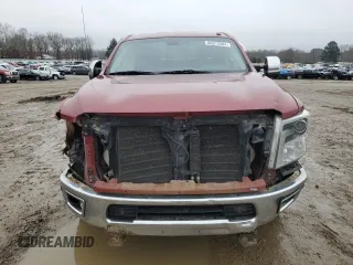 2017 Nissan Titan XD PRO-4X with VIN 1N6BA1F46HN568951, listed as a Copart auction lot 86619384 with 132,838 mi miles and Salvage Title. Bid and sale history available at carsss.com. Image 5.