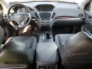 2016 Acura MDX Technology with VIN 5FRYD4H47GB062513, listed as a Copart auction lot 62311665 with 124,975 mi miles and Salvage title. Bid and sale history available at DreamBid. Image 8.