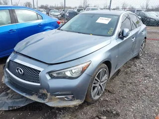 2015 Infiniti Q50 with VIN JN1BV7AR4FM406268, listed as a IAAI auction lot 41837888 with 211,965 mi miles. Bid and sale history available at carsss.com. Image 22.
