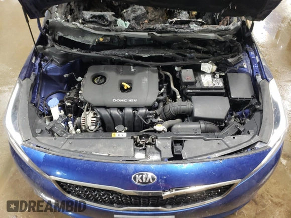 2017 Kia Forte LX with VIN 3KPFK4A7XHE103064, listed as a Copart auction lot 45866225 with 0 mi miles and Non Repairable. Bid and sale history available at carsss.com. Image 11.
