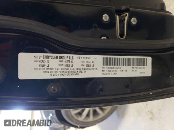 2014 Chrysler 300 with VIN 2C3CCAGG4EH352616, listed as a Copart auction lot 41852545 with 120,667 mi miles and Clean Title. Bid and sale history available at carsss.com. Image 12.