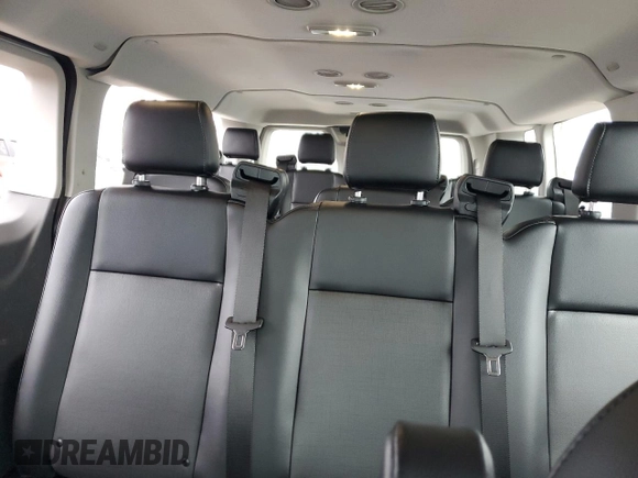 2024 Ford Transit Passenger XL with VIN 1FBAX9Y82RKB32407, listed as a Copart auction lot 48528335 with 1,262 mi miles and Salvage Title. Bid and sale history available at DreamBid. Image 10.