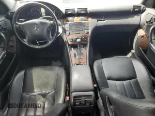 2007 Mercedes-Benz C 280 Luxury with VIN WDBRF92HX7F837258, listed as a Copart auction lot 58594675 with 158,544 mi miles and Salvage title. Bid and sale history available at DreamBid. Image 8.