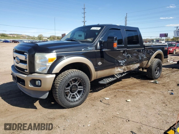 2011 Ford F-250 XL with VIN 1FT7W2BT3BEB29470, listed as a Copart auction lot 55161865 with 173,645 mi miles and Salvage title. Bid and sale history available at DreamBid. Image 1.