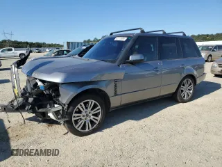 2012 Land Rover Range Rover HSE Lux with VIN SALMF1D46CA363185, listed as a Copart auction lot 63715095 with 151,154 mi miles and Salvage title. Bid and sale history available at DreamBid. Image 1.