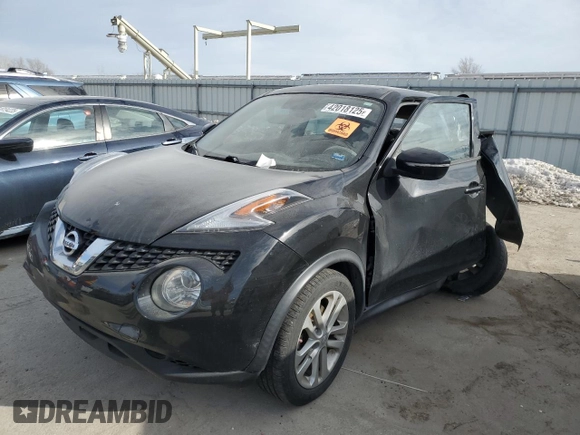 2016 Nissan Juke SL with VIN JN8AF5MR7GT604246, listed as a Copart auction lot 42018125 with Not Provided miles and Salvage Title. Bid and sale history available at carsss.com. Image 1.