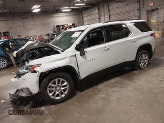 2019 Chevrolet Traverse LT Cloth with VIN 1GNEVGKW2KJ215529, listed as a IAAI auction lot 41723523 with 86,859 mi miles. Bid and sale history available at carsss.com. Image 2.