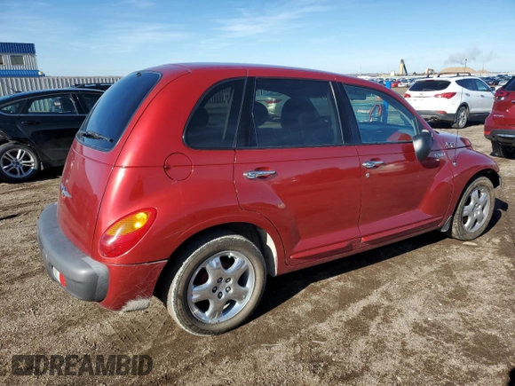 2001 Chrysler PT Cruiser with VIN 3C8FY4BB01T592155, listed as a Copart auction lot 80215924 with 129,971 mi miles and Clean Title. Bid and sale history available at DreamBid. Image 3.