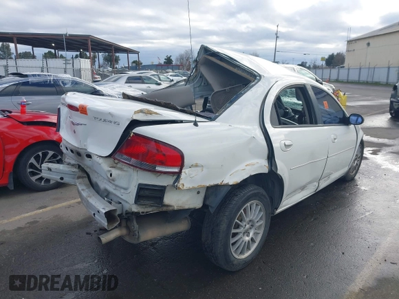 2005 Chrysler Sebring Touring with VIN 1C3EL56R35N699607, listed as a IAAI auction lot 41529279 with Not provided miles and . Bid and sale history available at DreamBid. Image 4.