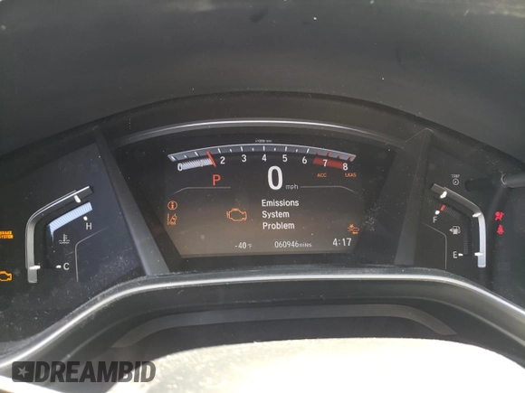 2019 Honda CR-V EX with VIN 2HKRW1H57KH511951, listed as a Copart auction lot 50376655 with 60,946 mi miles and Salvage Title. Bid and sale history available at carsss.com. Image 9.