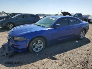 2019 Dodge Charger SXT with VIN 2C3CDXBG4KH589075, listed as a Copart auction lot 51893525 with 54,597 mi miles and Salvage Title. Bid and sale history available at DreamBid. Image 1.