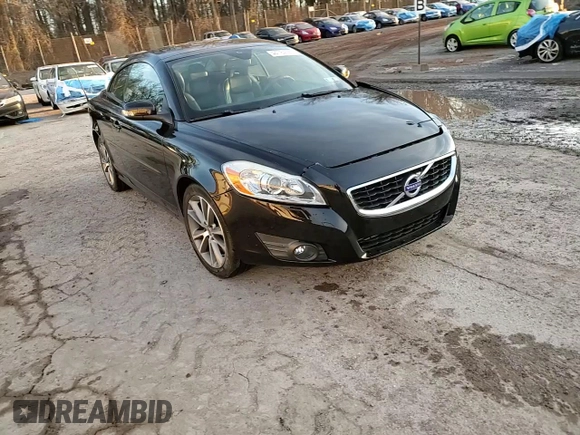 2012 Volvo C70 T5 with VIN YV1672MC0CJ126017, listed as a Copart auction lot 44784185 with 79,203 mi miles and Salvage Title. Bid and sale history available at carsss.com. Image 13.