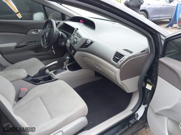 2012 Honda Civic Sdn LX with VIN 19XFB2F51CE070864, listed as a IAAI auction lot 41575487 with 184,281 mi miles. Bid and sale history available at carsss.com. Image 5.