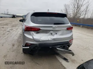 2020 Hyundai Santa Fe SEL with VIN 5NMS3CAD4LH299130, listed as a Copart auction lot 71624572 with 22,656 mi miles. Bid and sale history available at carsss.com. Image 6.