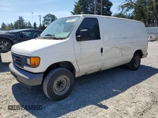 2007 Ford Econoline Cargo Commercial with VIN 1FTNE14WX7DA73925, listed as a Copart auction lot 60093674 with 312,217 mi miles and Clean Title. Bid and sale history available at DreamBid. Image 1.