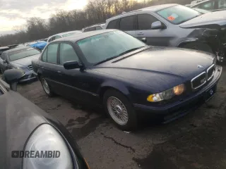 2001 BMW 7 Series 740iA with VIN WBAGG83471DN86209, listed as a Copart auction lot 82451574 with 155,391 mi miles and Clean Title. Bid and sale history available at carsss.com. Image 4.