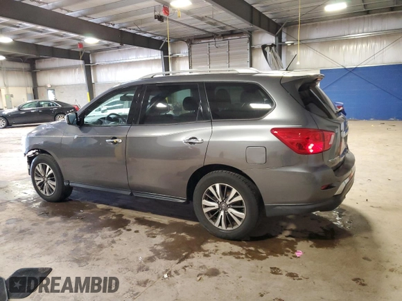 2017 Nissan Pathfinder SV with VIN 5N1DR2MM4HC695511, listed as a Copart auction lot 53692755 with 90,148 mi miles and Salvage title. Bid and sale history available at DreamBid. Image 2.
