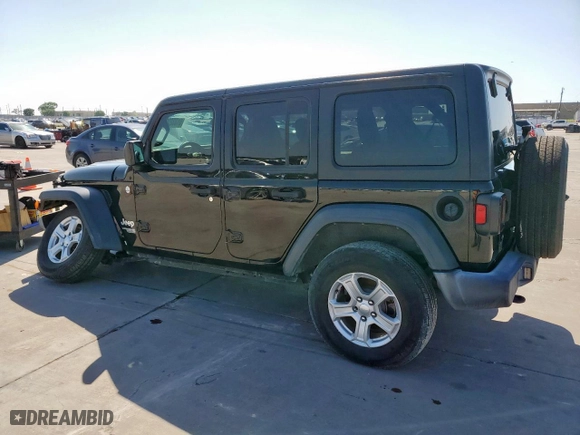 2019 Jeep Wrangler Unlimited Sport S with VIN 1C4HJXDG9KW556906, listed as a Copart auction lot 51332235 with 76,078 mi miles and Salvage Title. Bid and sale history available at carsss.com. Image 2.