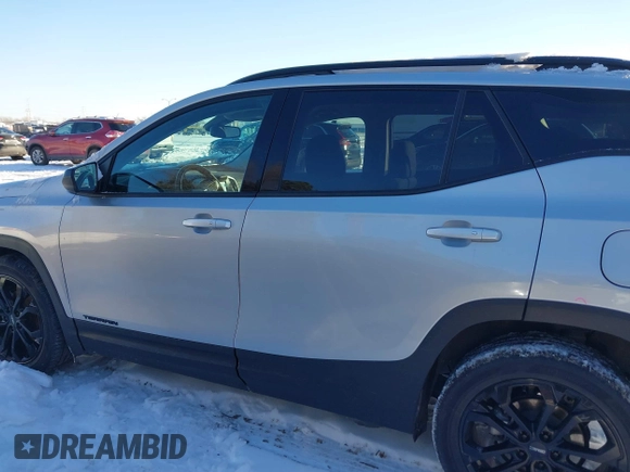 2021 GMC Terrain SLE with VIN 3GKALMEV7ML319092, listed as a IAAI auction lot 41326649 with 34,000 mi miles and . Bid and sale history available at carsss.com. Image 14.
